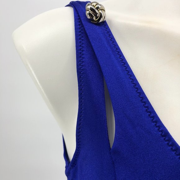 Vintage Royal Blue One Piece Swim Small - Picture 6 of 8